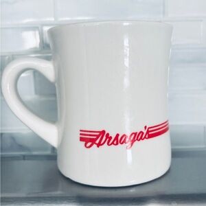 Arsaga’s  ceramic diner mug. Coffee cup. Made in USA